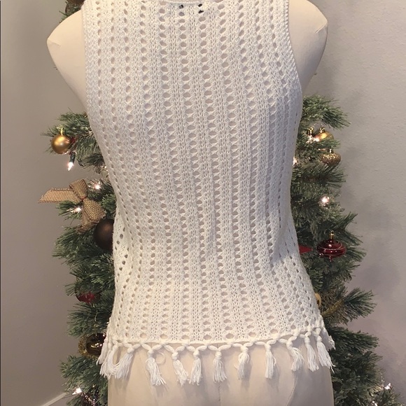 Madewell knit top with fringe - Picture 3 of 7